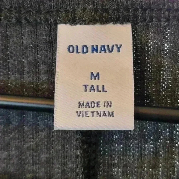 NWT Old Navy Bodycon Grey Ribbed Calf Length Longsleeve Cozy Dress, Size M Tall - Picture 8 of 9